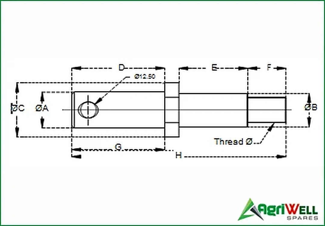 implement mounting pins