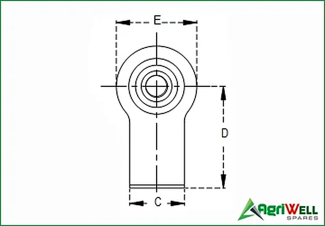 WELD ON ENDS-LOWER LINKS