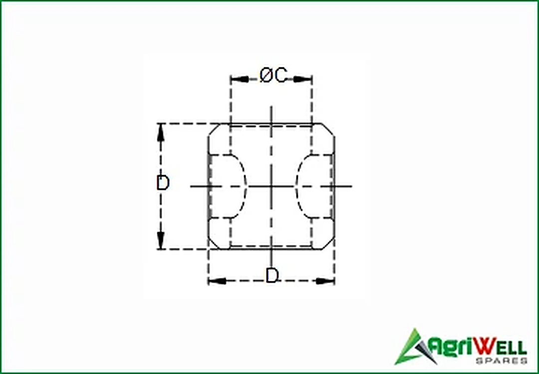 tractor double bore guide cone balls