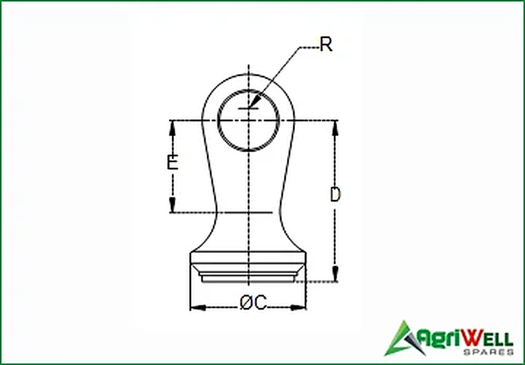 FORGED WELD ON ENDS FOR HYDROLIC CYLINDER