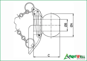GUIDE CONE BALL BLACK LINE 16MnCr5 (HIGH RUST RESISTANCE)