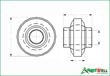top link ball sockets.