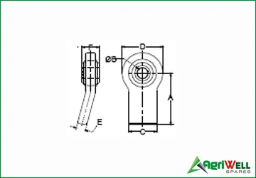 weld on ball ends, lift arm parts