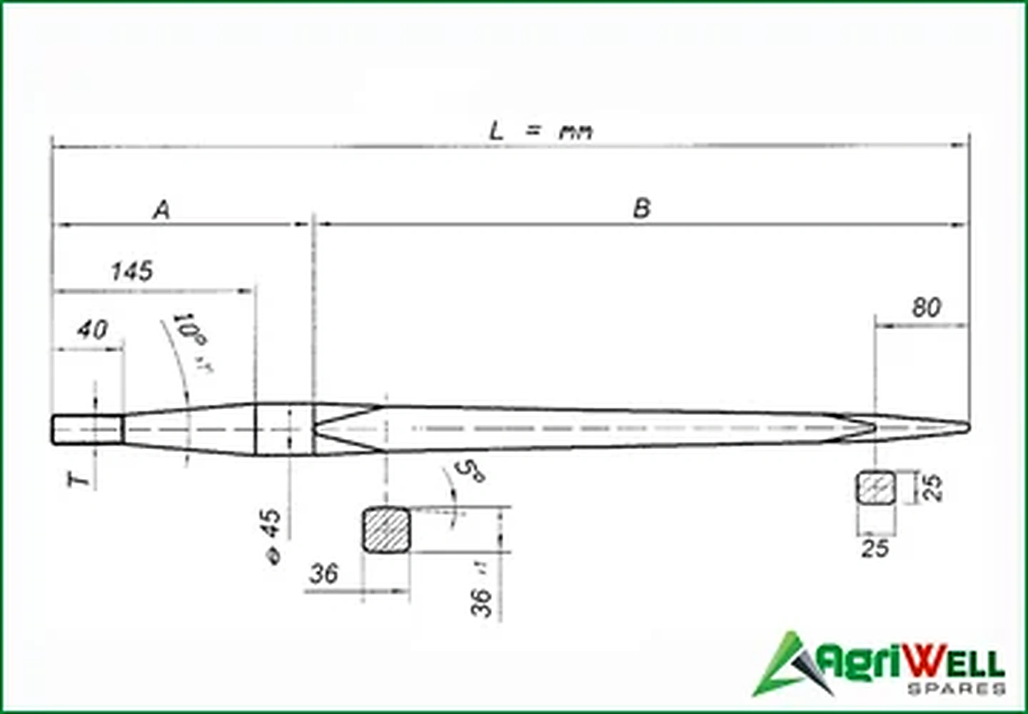 Tines Bushing