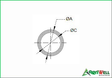 top link reducer bushing