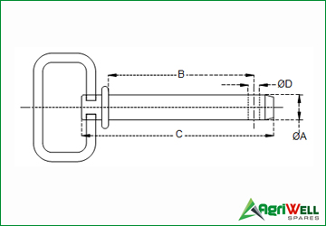 HITCH PINS-WITH LINCH PIN & CHAIN