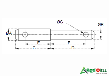 implement mounting pins
