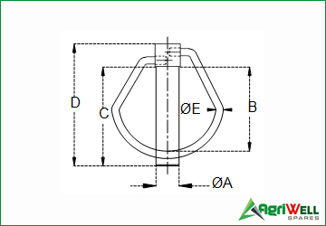 LINCH PINS PEAR SHAPE