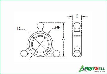 TOP LINK LOCKING COLLARS - FORGED