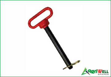 HITCH PIN RED HANDLE (GRADE 5)