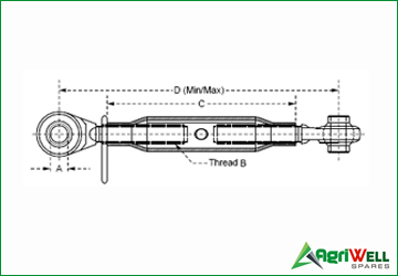 top link assembly by agriwell spares
