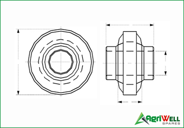 top link ball sockets.