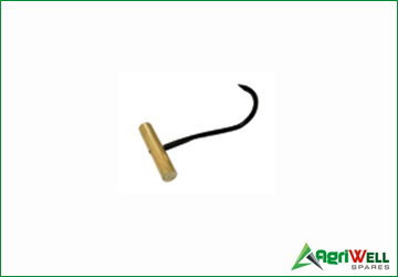 hay hooks with leather guard wooden handle
